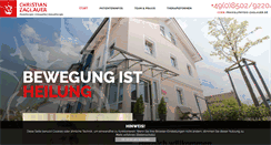 Desktop Screenshot of physio-zaglauer.de